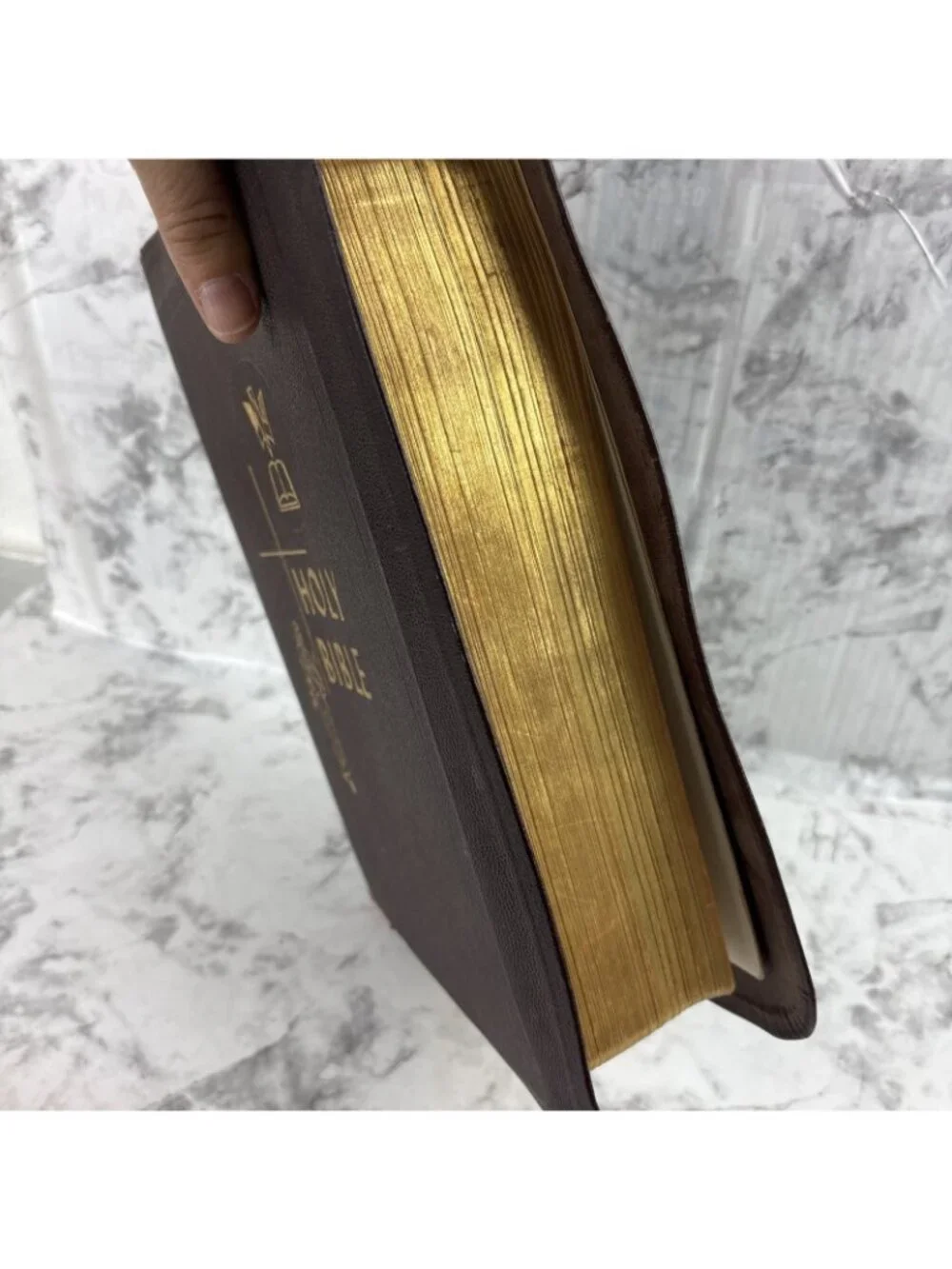 Holy Family Edition Catholic Bible 1950 Old & New Testament Gold Edge Pages